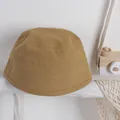 Cappello a secchiello classico giallo senape in tela per bambini con cuciture multistrato - Taglia unica / Giallo ocra