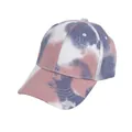 Casquette de baseball tie-dye rose et bleue en coton pour style urbain décontracté - Taille unique / Brun Camo