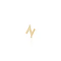 18K gold-plated letter N connector pendant for DIY jewelry necklace accessories - Letter N