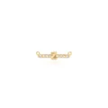 Pendente lettera Z placcato oro 18K con pietre di zircone cubico brillanti e tonde - Stile Z