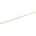 18K gold plated polished oval link chain for DIY jewelry making and necklace making - Gold
