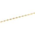 18K gold-plated scallop shell chain necklace for women on a minimalist white background - Gold