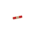 18K gold-plated bamboo-shaped spacer bead with red enamel and pavé-set zircons - Bamboo Straight Tube Style / Red
