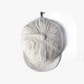 Berretto da baseball bianco sporco per bambini con coulisse nera e chiusura regolabile - Bianco