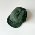 Dark green soft brim cotton baseball cap for kids with white discover embroidery detail - Dark Green
