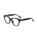 Square black photochromic sunglasses featuring rose gold metal accents and rivet details - C1 Glossy Black to Grey