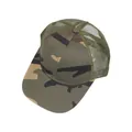 Cappellino trucker mimetico verde militare con pannello in rete traspirante - Taglia unica / Stile Camo Verde Militare 4