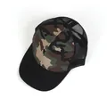 Casquette trucker camouflage avec filet noir respirant et visière incurvée - Taille unique / Style de Camouflage 2