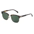 Lunettes de soleil Clubmaster polarisées avec monture écaille et verres verts foncés - Monture Écaille Or Verre Vert (C3)