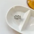 Bague en argent sterling 925 avec motif floral continu délicat en finition argentée - Style Frais de Petite Fleur Continue (J7145)