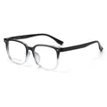 Square TR90 optical eyewear frame with a stylish black to clear gradient finish - C3 Gradient Black