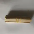Single bundle of 50 natural wooden popsicle sticks for DIY crafts and handmade models - Natural Wood 114mm*10mm*2mm / 20 Pcs/Pack