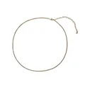 Vintage style gold snake chain necklace made of stainless steel with lobster clasp - Ultra Fine / Gold