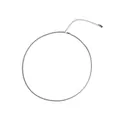 Collier chaîne argentée minimaliste avec rallonge et fermoir mousqueton - Standard / Argent