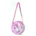 Pink sequin unicorn crossbody bag for girls with adjustable strap and glitter finish - Rose Red Unicorn