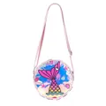 Borsa a tracolla olografica a sirena con glitter per bambina con cinturino rosa - Sirena Rosa