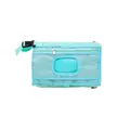 Waterproof mint green baby diaper changing pad with adjustable buckle strap and tissue pocket - Mint Green