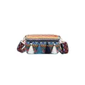 Ethno-Webtasche mit bunten Quasten und geometrischem breitem Schultergurt-Design - Stil 2