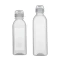 Frosted PP5 oil dispenser bottles in two sizes with leakproof flip caps for kitchen - Frosted Style / 300ml