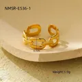 Λεπτομέρεια της αλυσίδας 18K χρυσού δαχτυλιδιού με πλάτος 0,7 cm και βάρος 1,9 g - Κλασικό Στυλ Αλυσίδας (NMSR-E536-1)