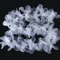Ghirlanda di fiori 3D in organza bianca per decorazione torte e design creativo - Petali Bianco Puro