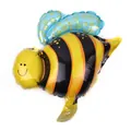 Mini palloncino in alluminio a forma di ape a strisce gialle e nere per compleanni - Mini Ape