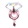 Mini rose gold diamond ring foil balloon for wedding and birthday party decoration - New Pink Diamond Ring (5028507408686) / Pink