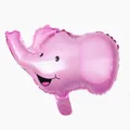 Vibrant pink elephant head foil balloon with glossy metallic finish for party decor - Mini Elephant Shape / 39*32cm / Pink