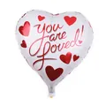 Globo de helio de 18 pulgadas con forma de corazón You are Loved para San Valentín - 18 Pulgadas B