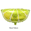Ballon en aluminium gâteau ours à trois couches 70x50cm pour fête d'anniversaire - Citron