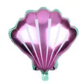 Palloncino in alluminio a forma di conchiglia rosa e verde menta per festa di compleanno - Rosa