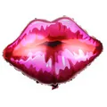 Large gradient red lip foil balloon for weddings and Valentine's Day party decor - Lip Shape / 64cm x 70cm