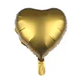 Polished 18-inch heart-shaped gold foil balloon for wedding and party decorations - 18-inch Metallic Gold