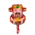 Mini Chinese God of Wealth aluminum foil balloon for Lunar New Year party decoration - Mini God Of Wealth / 41cm x 28cm