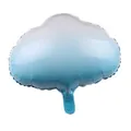 Blau-weißer Farbverlauf Wolkenballon aus Aluminiumfolie für Geburtstagsdekoration - Wolke