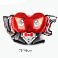 76x46cm heart-shaped tuxedo foil balloon with red bow tie for wedding party decoration - Style B / Tuxedo Suit Heart Style