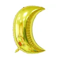 Ballon lune en aluminium doré de 36 pouces avec éclat métallique pour décoration - Or