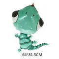 Green chameleon foil balloon for wedding party decorations with size 64x81.5cm - Gecko
