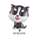 Cartoon Husky paw print foil balloon for birthday party decorations, size 48x66.5cm - Husky Dog / 48x66.5cm