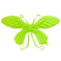 Inflatable butterfly wing balloon in neon green with realistic texture for party decor - Green