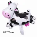 Grande palloncino a forma di mucca in alluminio 88x76cm per feste di compleanno - Forma di Mucca