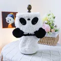Gilet en polaire panda pour animaux de compagnie en sherpa noir et blanc pour petits chiens - XS / Noir et Blanc - Design Panda