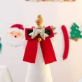 Christmas dog collar with red velvet bow, gold sequins and a bell for pet festive outfits - Christmas Classic Collar Gold Bell