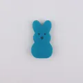 Pauwblauwe siliconen konijnkraal voor Pasen DIY armband en pen accessoires - Teal