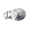 Clip per ciuccio in metallo argentato a forma di calcio per accessori fai da te - Argento