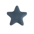 Jouet de dentition en silicone en forme d'étoile, finition bleu-gris mat - Gris