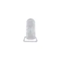 Clip per ciuccio in plastica satinata trasparente per accessori catenella fai da te - Bianco Ghiaccio