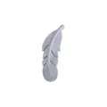 Light grey marble pattern silicone feather bead for baby teething pacifier clips DIY - Marble Gray