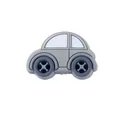 Décoration de chaussure en silicone gris en forme de voiture pour sabots d'enfants - Voiture Gris