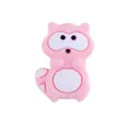 Perle de dentition en silicone alimentaire rose en forme de koala pour bébés - Raton Laveur Rose
